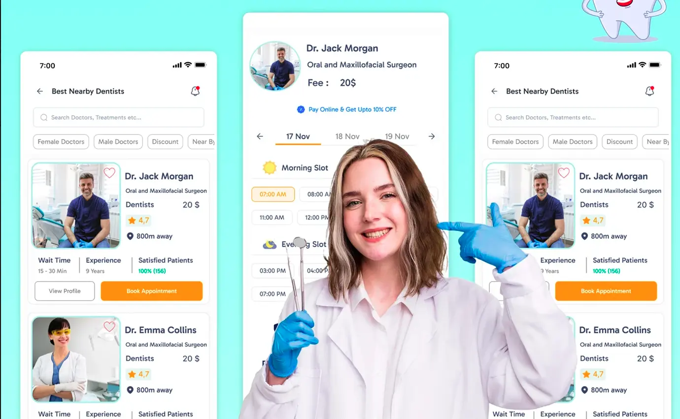 DentalHealth - Healthcare App - Health Software Project Screenshot