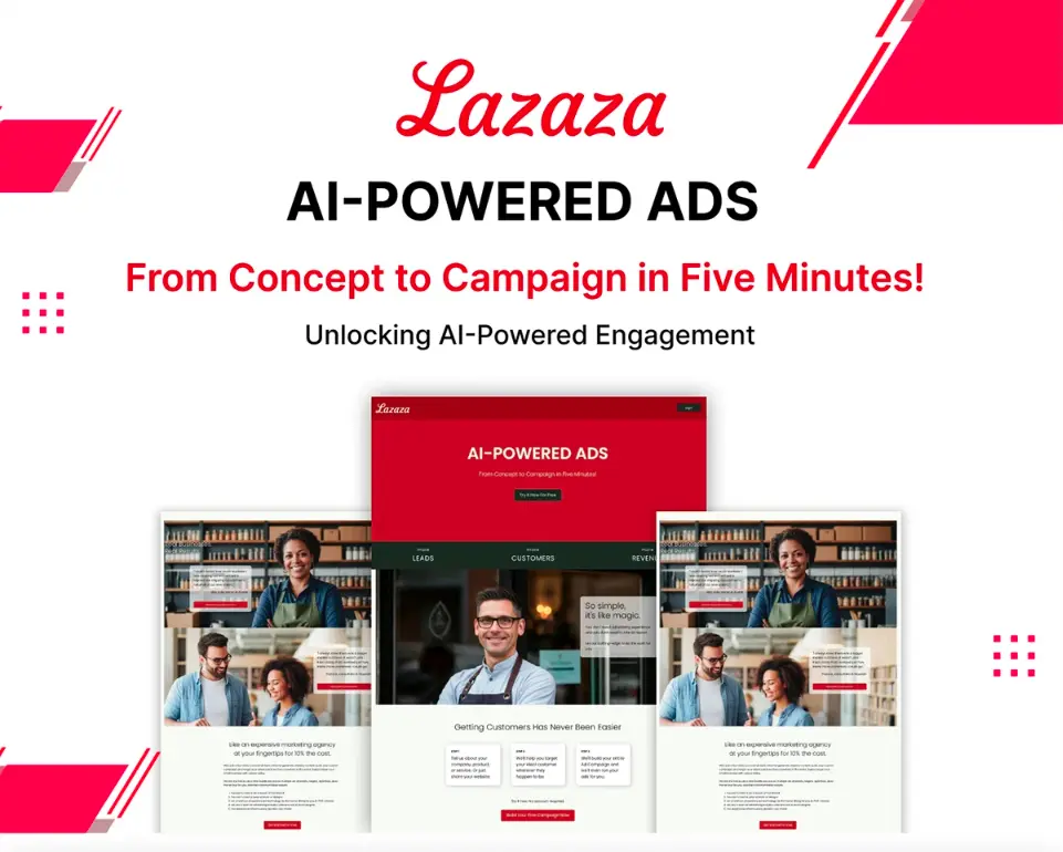 Lazaza - AI-Powered Ads - Marketing Software Project Screenshot